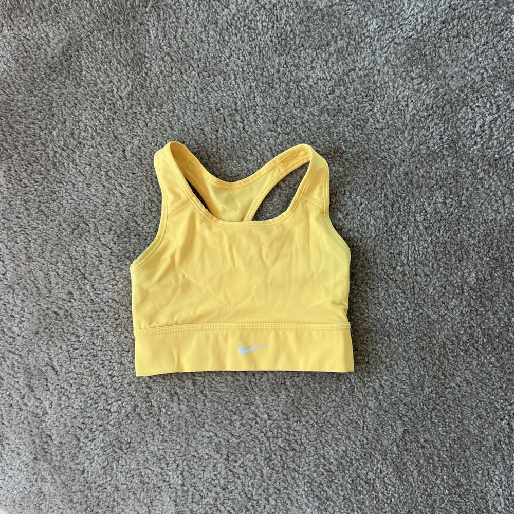 Nike Yellow Sports Bra